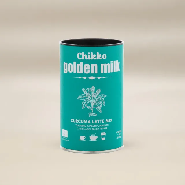 Natessen Chikko Not Coffee Golden Milk lattemix gurkemeie 110g
