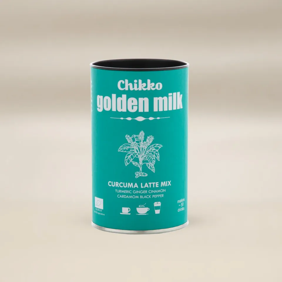Natessen Chikko Not Coffee Golden Milk lattemix gurkemeie 110g