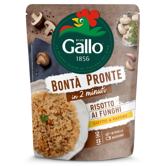 Riso Gallo Bontà Pronte Risotto ai Funghi ris 250 g