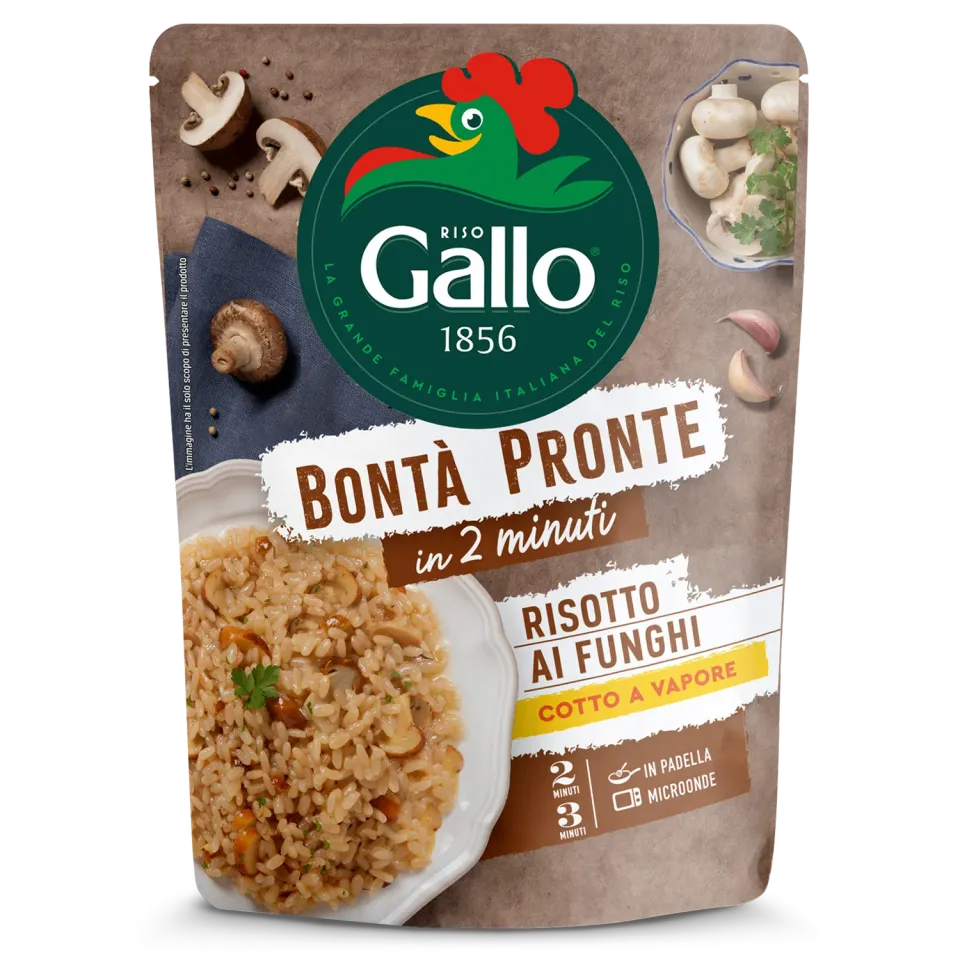 Riso Gallo Bontà Pronte Risotto ai Funghi ris 250 g