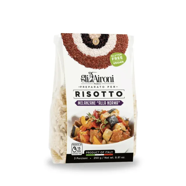 Gli Aironi Risotto Norma auberginerisotto carnaroli
