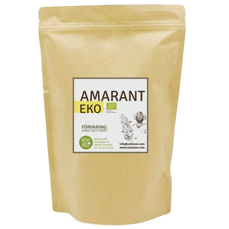 Natessen Mother Earth amarant 1 kg økologisk frø