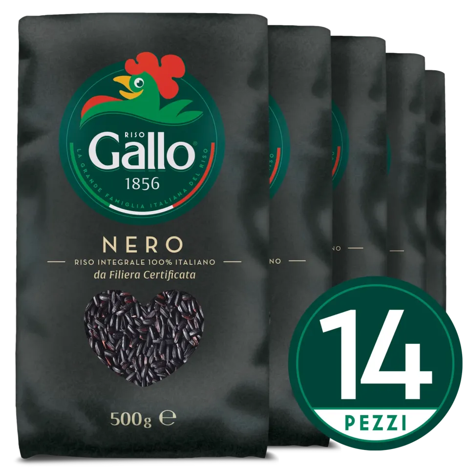Riso Gallo Nero svart ris fullkorn fiberrik
