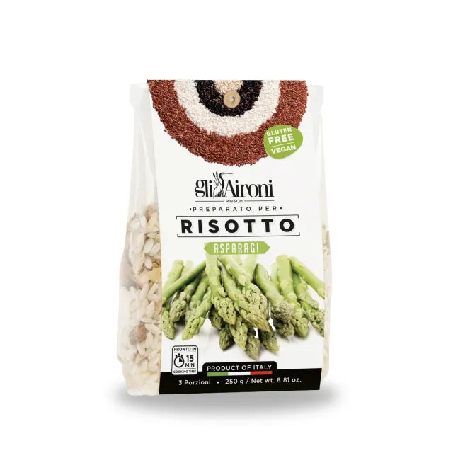 Gli Aironi risotto asparges glutenfri