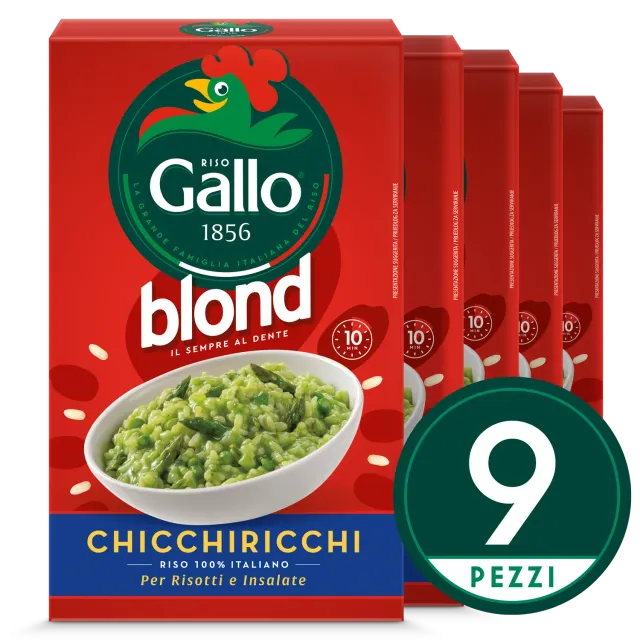 Riso Gallo Blond Chicchiricchi risottoris parboiled