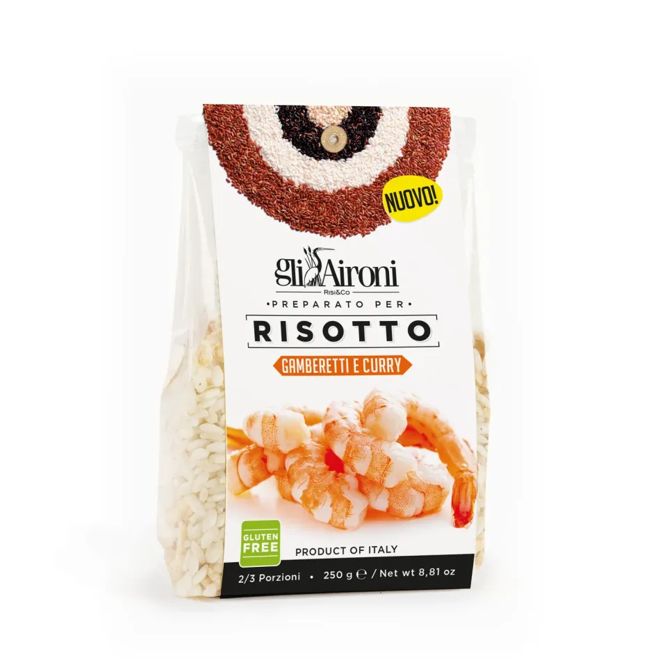 Gli Aironi Risotto ai Gamberetti e Curry risottomiks mild