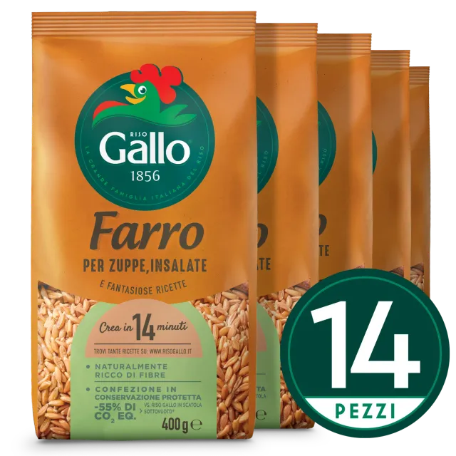 Riso Gallo Farro emmerhvete fiberrik