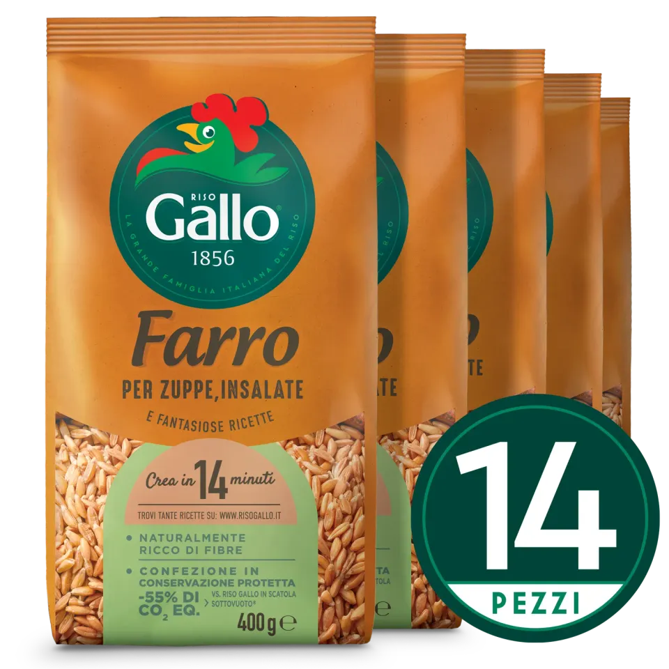 Riso Gallo Farro emmerhvete fiberrik