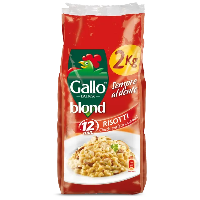 Riso Gallo Blond Risotti parboiled ris 2 kg al dente