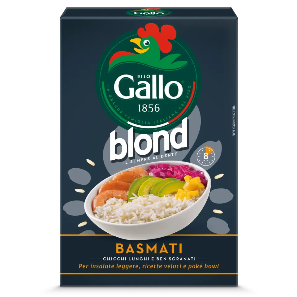 Riso Gallo Blond Basmati ris langkornet duftende
