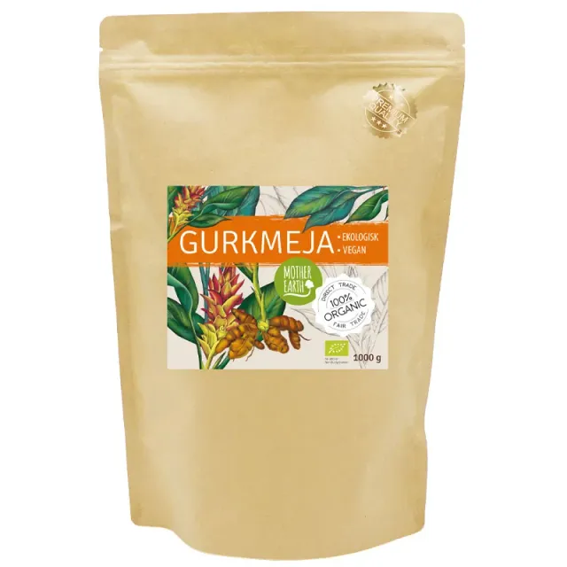 Natessen Mother Earth gurkemeie pulver 1 kg øko
