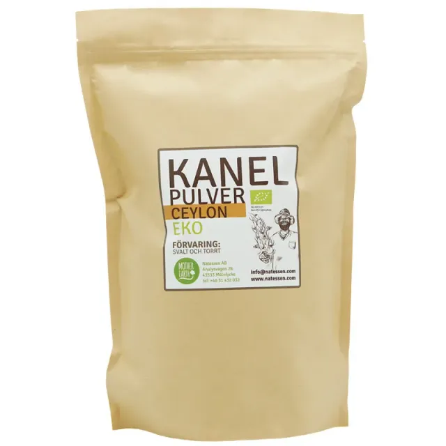 Natessen Mother Earth kanel ceylon øko malt storpack